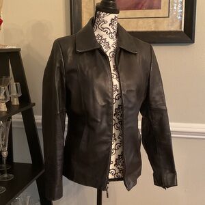 Wilsons Leather Vintage Women's Classic Black Jacket